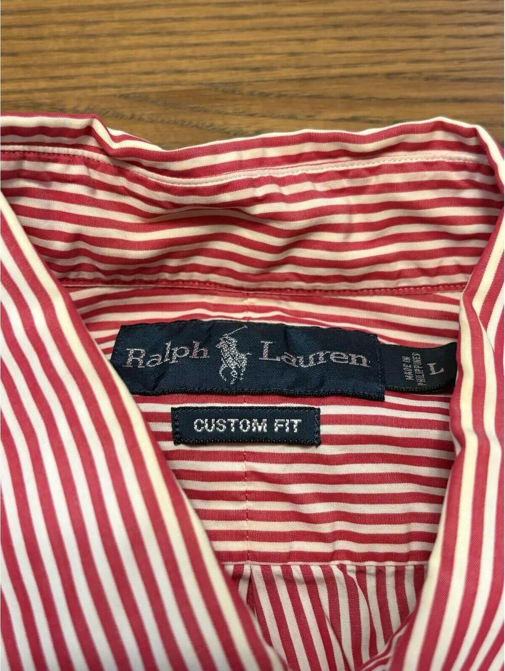 Ralph Lauren Men's Custom Fit Long Sleeve Button-Down Shirt Large - Picture 5 of 9